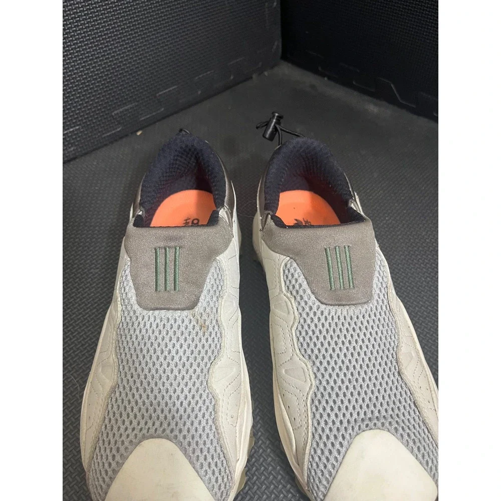 Adidas Hyperturf Adventure Shield Sneaker Mens 6 Wom 7 Grey Beige Slip On HP6050